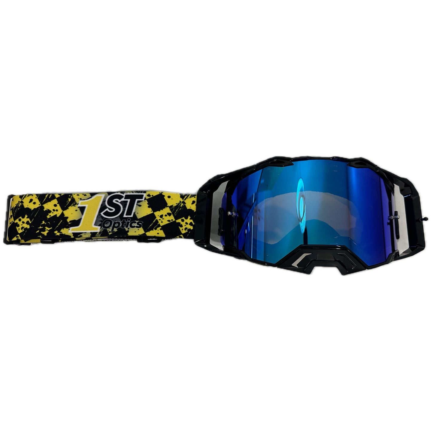 1ST Optics MX Goggle - Black/Black/Black