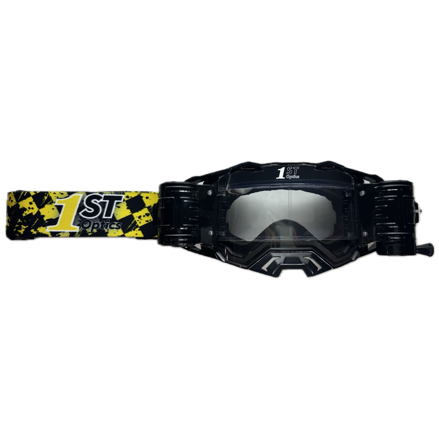 1ST Optics MX Goggle - Black/Black/Black