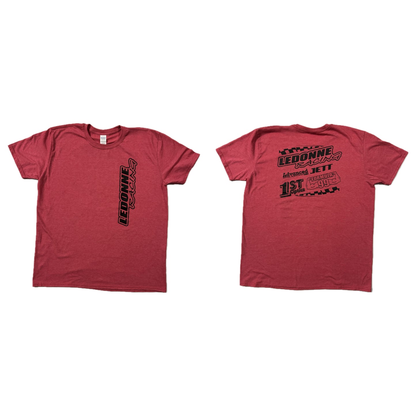 LeDonne Racing Team T-shirt- Heather Red