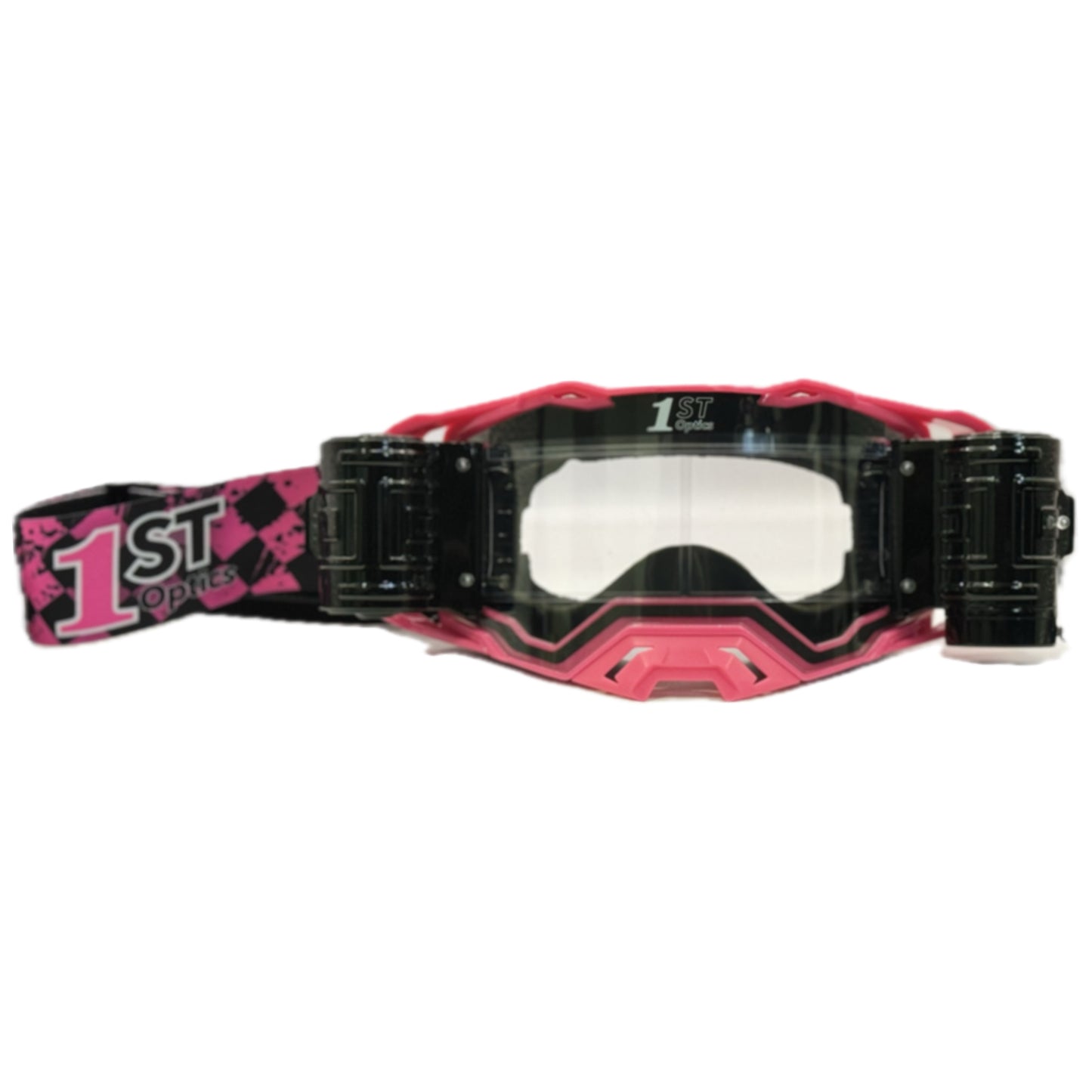 1ST Optics MX Goggles - Pink/Pink/Pink