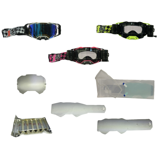 1ST Optics MX Goggle - XC Racer Starter Pack