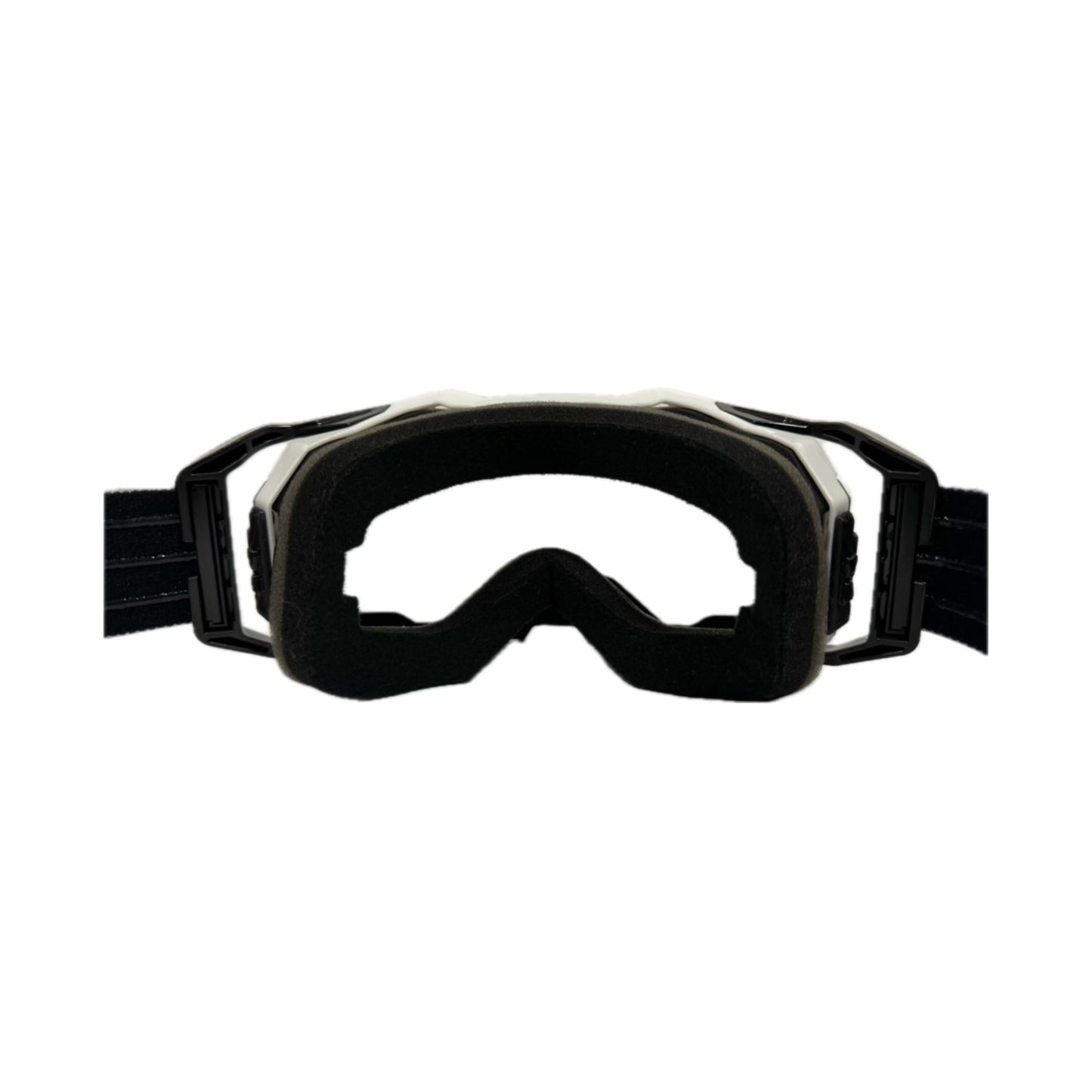 1ST Optics MX Goggle - White/Black/Black