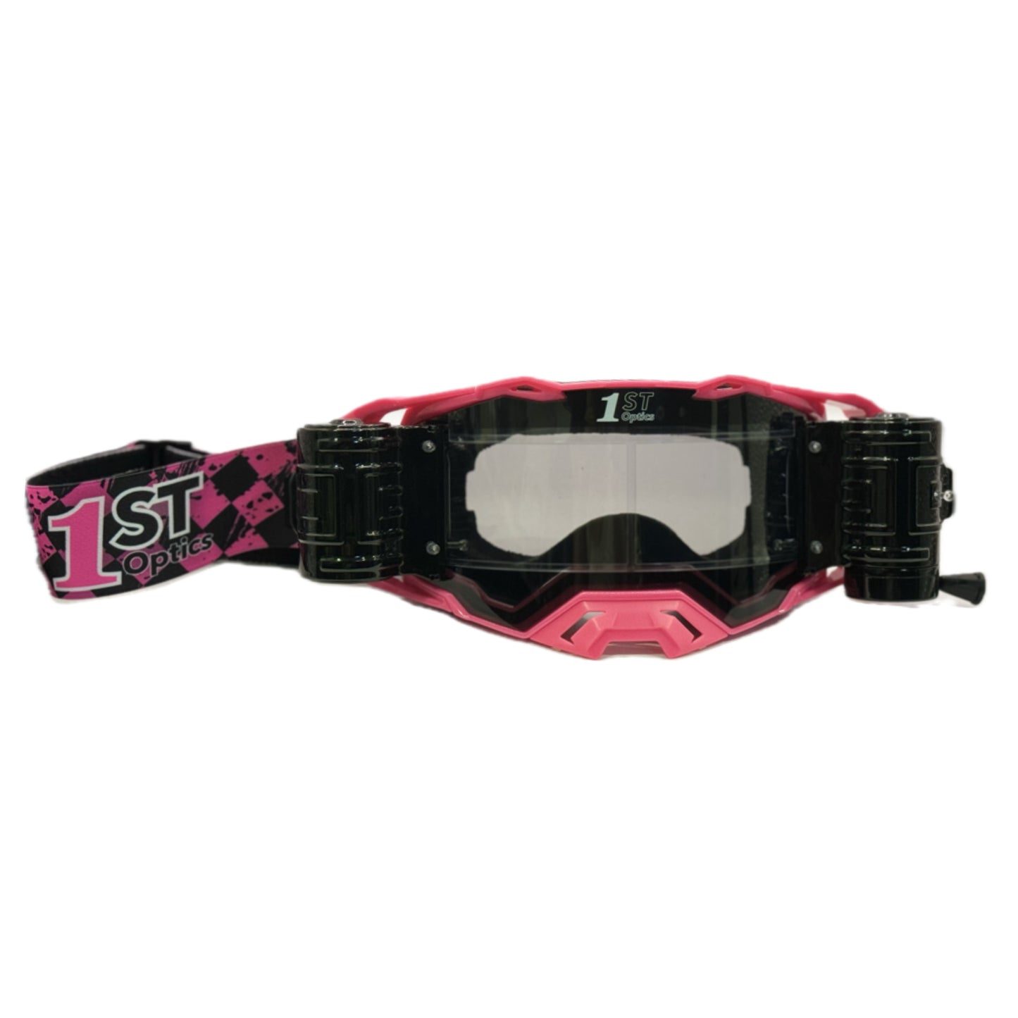 1ST Optics MX Goggles - Pink/Pink/Pink